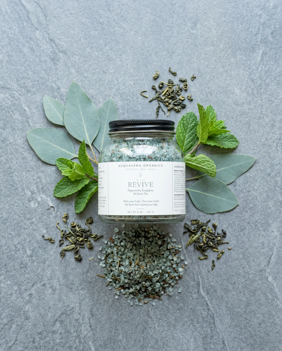 Acquavena Organics Botanical Bath Soaks - CALM, GLOW, REVIVE