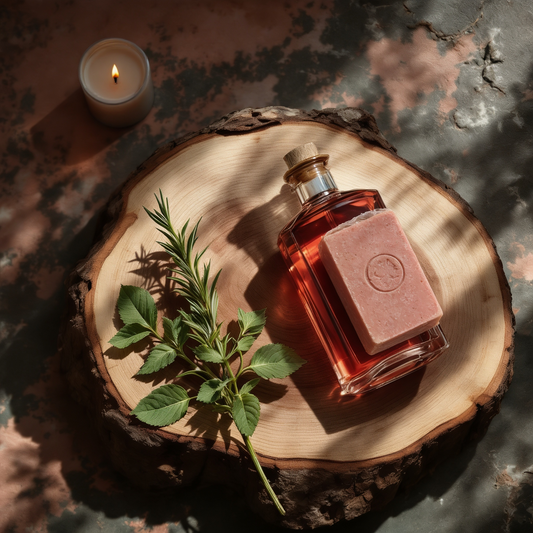 Rosé – rosemary, mint + our vineyard wine