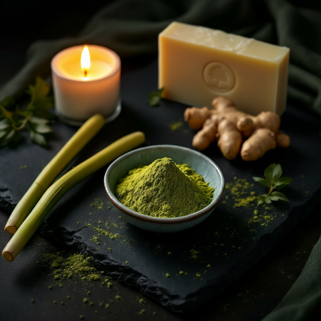 BAMBÚ – lemongrass, ginger + matcha